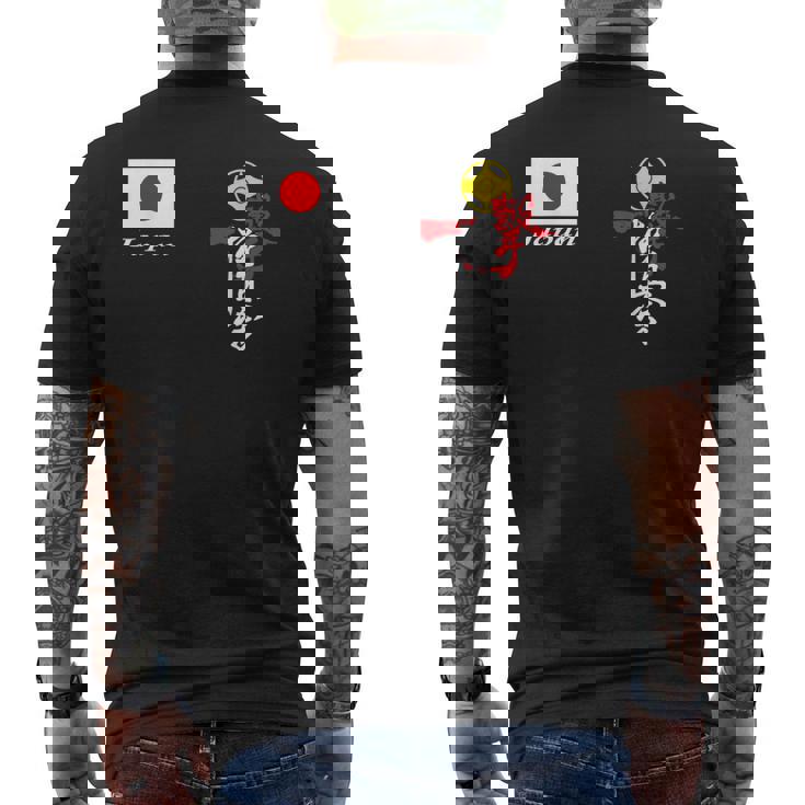 極真空手 極新会 大山観空港 新極新会 メンズTシャツ バックプリント