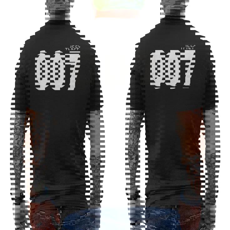 次回の007 メンズTシャツ バックプリント