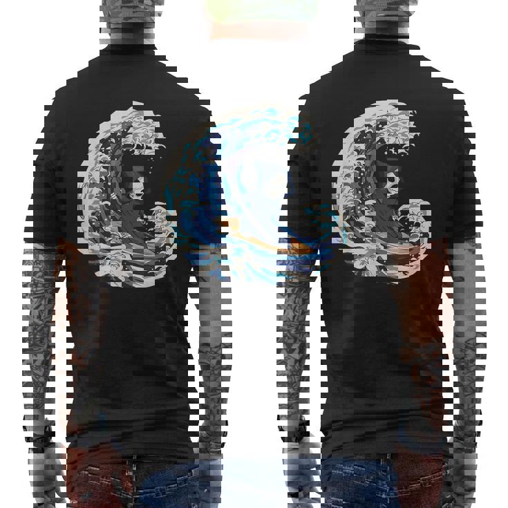 死神サーフィン メンズTシャツ バックプリント