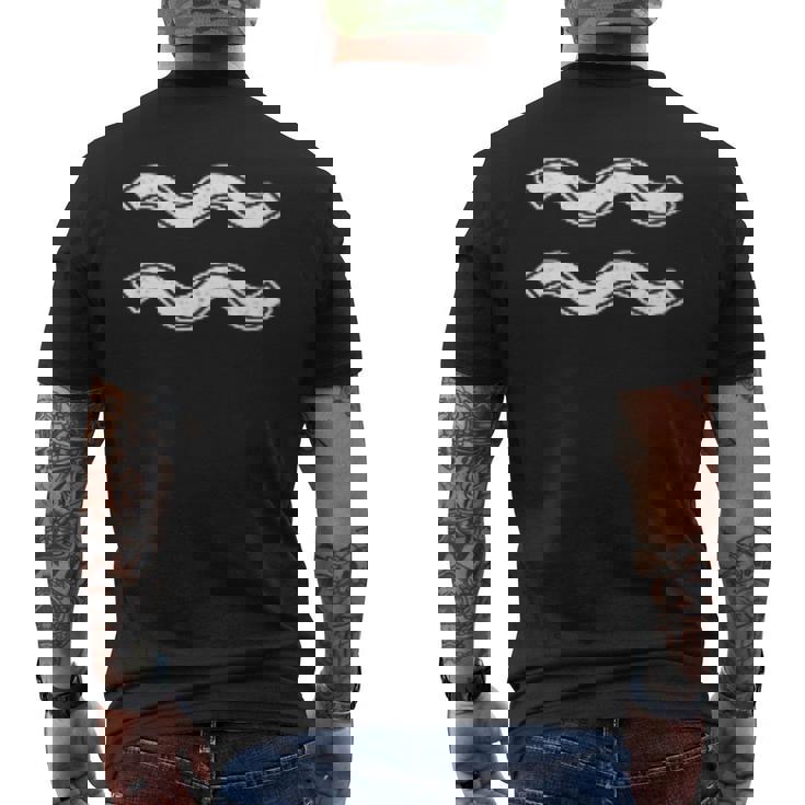 水瓶座 星座 星座 水瓶座 水星座 メンズTシャツ バックプリント