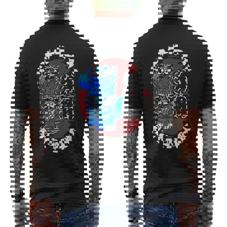 沖縄 ジャパン シーサー 守護ライオンズ 沖縄 日本語 漢字 メンズTシャツ バックプリント