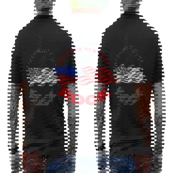 沖縄市 ニューヨークニューヨークコザのディスコkoza 8０年代 Newyork New York メンズTシャツ バックプリント