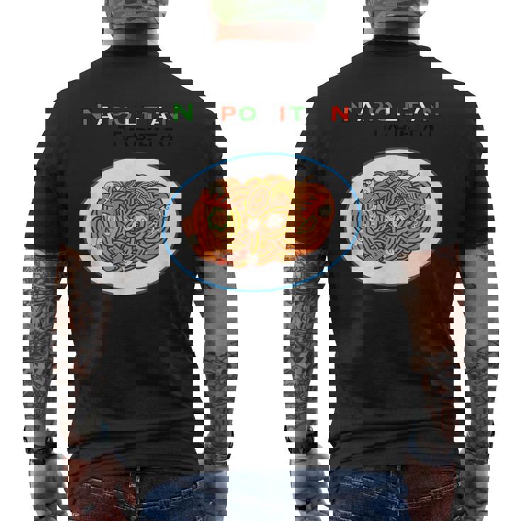 洋食屋さん ナポリタン スパゲッティ パスタ ナポリタン食べたい オリジナルデザイン イラスト おもしろ メンズTシャツ バックプリント