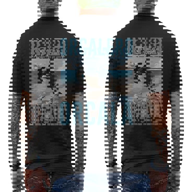 流行のインターネットミーム オルカレロ オルカラ オルカラ オルカai生成 メンズTシャツ バックプリント