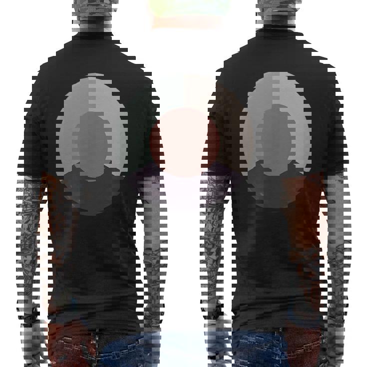 淫夢バッジ メンズTシャツ バックプリント