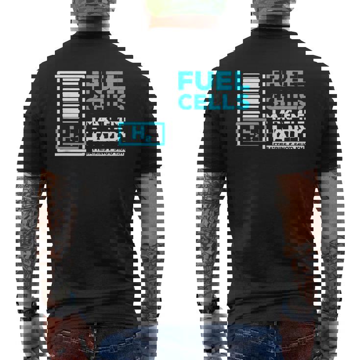 燃料電池 車両用燃料電池 メンズTシャツ バックプリント