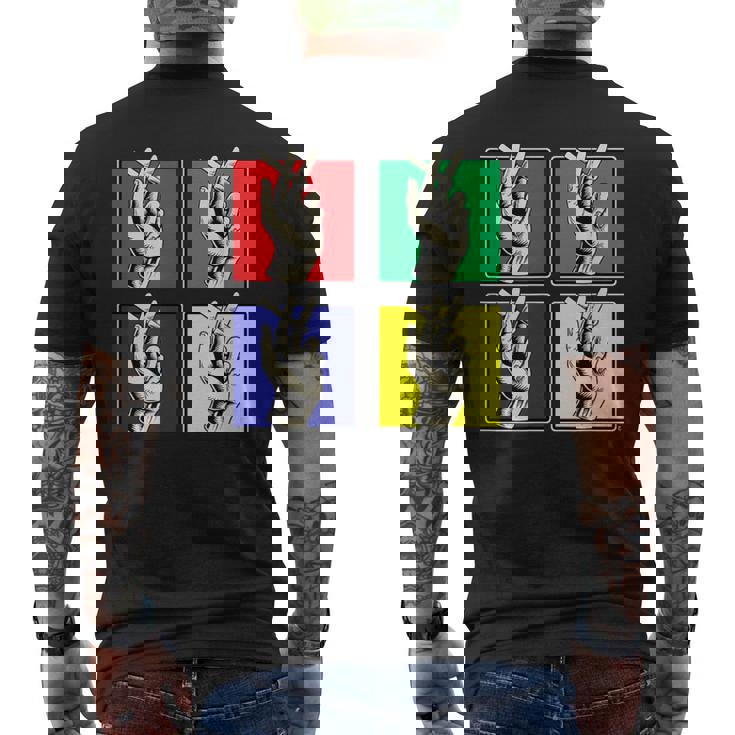 燻製器 禁煙 むえん 喫う たばこ アンチストレス 煙草とコーヒー 好勝負 弛緩 メンズTシャツ バックプリント