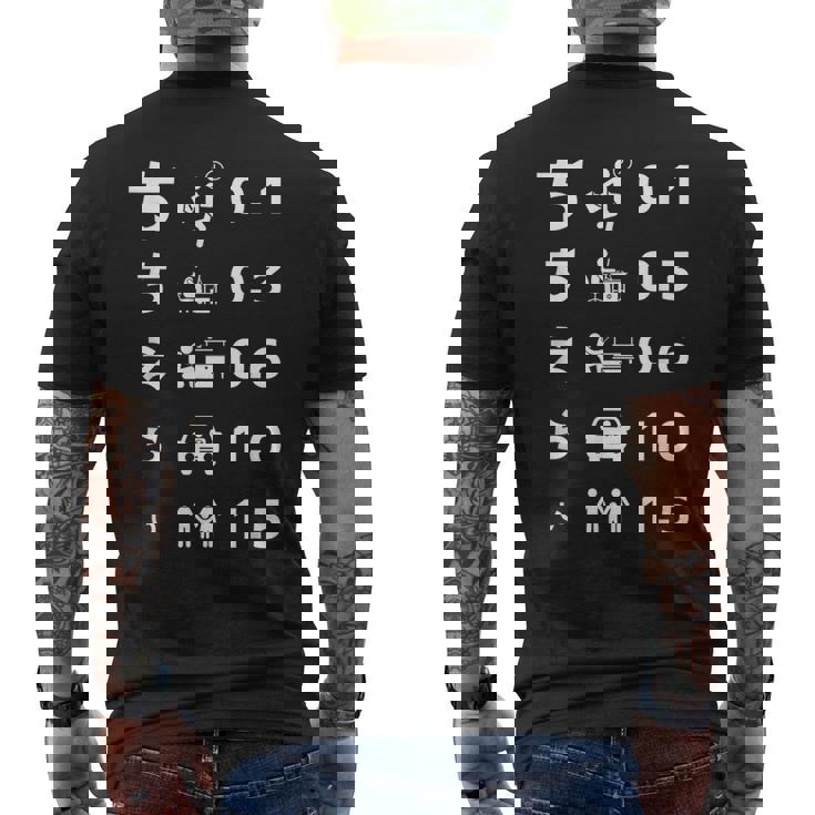 父 面白いtシャツ 視力検査 父の日 文字入り 夫婦 おもしろ 面白い 服 メンズ 文字tシャツ ネタ メンズTシャツ バックプリント