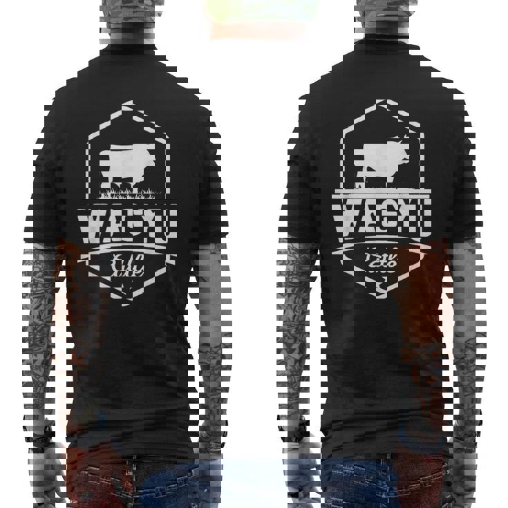 牛農家 和牛 メンズTシャツ バックプリント