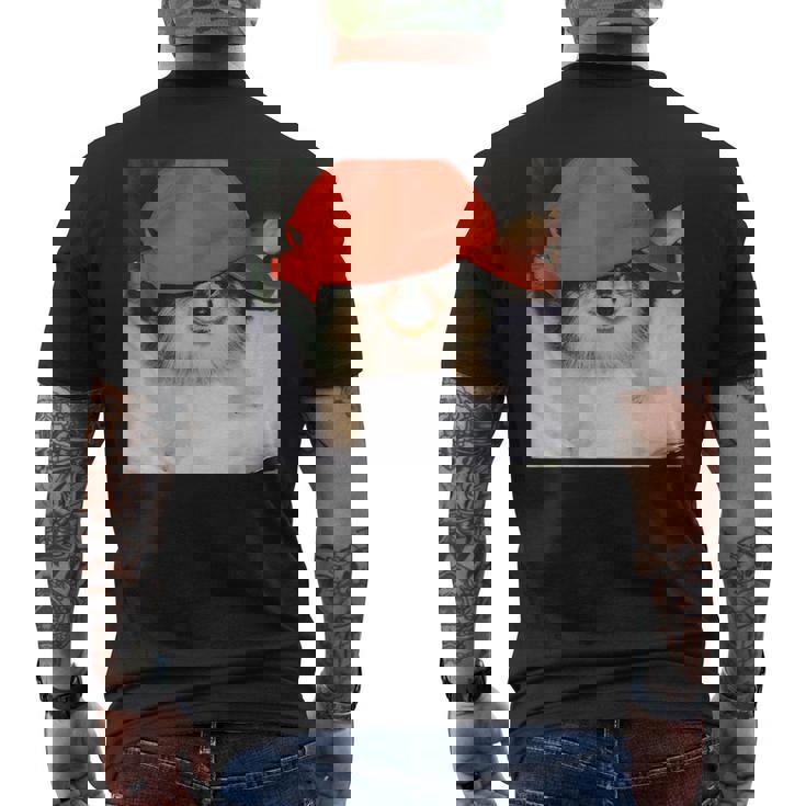 犬 ヨンタン シャツ かわいい犬好きの喜び メンズTシャツ バックプリント