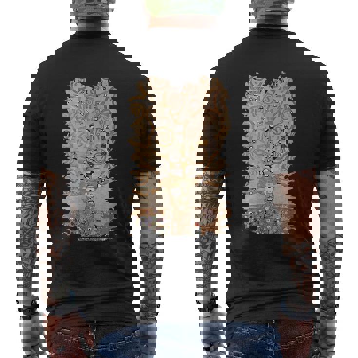 生命の木 グスタフ・クリムト メンズTシャツ バックプリント