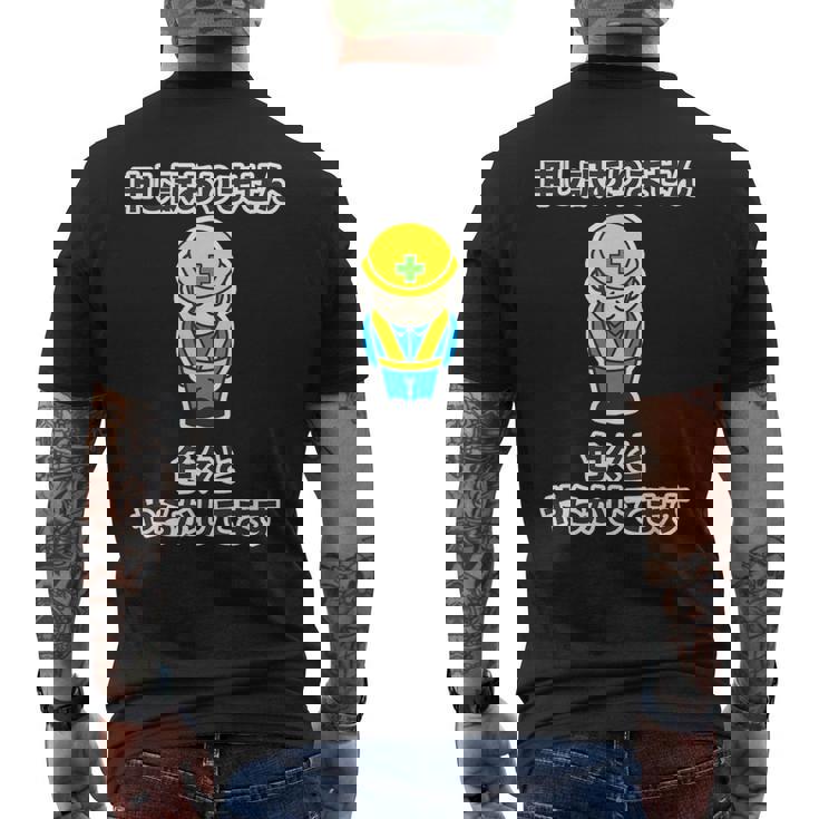 申し訳ありません 色々と やらかしてます《工事看板風》パロディ【変なデザイン屋さん】面白い 言葉 主張 デザイン メンズTシャツ バックプリント