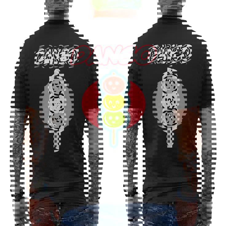 男女兼用のダンゴデザイン ダンゴ メンズTシャツ バックプリント