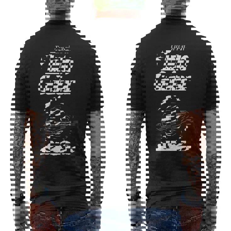 痛みをギターに変える メンズTシャツ バックプリント