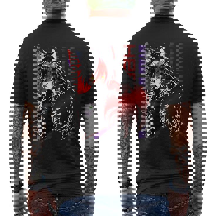 白猫プロジェクト ネコミミスト（闇の王子） Cooltyle メンズTシャツ バックプリント