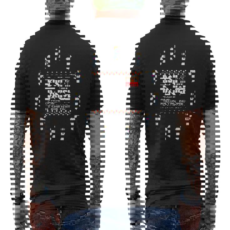 盆踊りドット絵 メンズTシャツ バックプリント