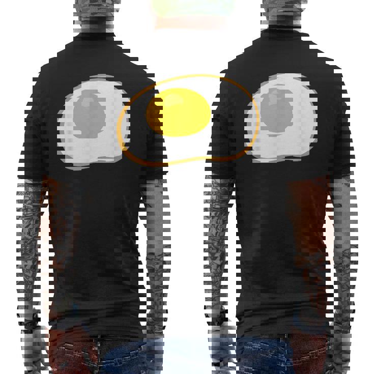 目玉焼き 漫画 カワイイ オタク ブランチ 料理 面白い メンズTシャツ バックプリント