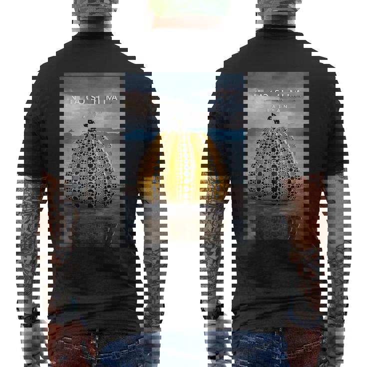 直島 直島 日本 メンズTシャツ バックプリント