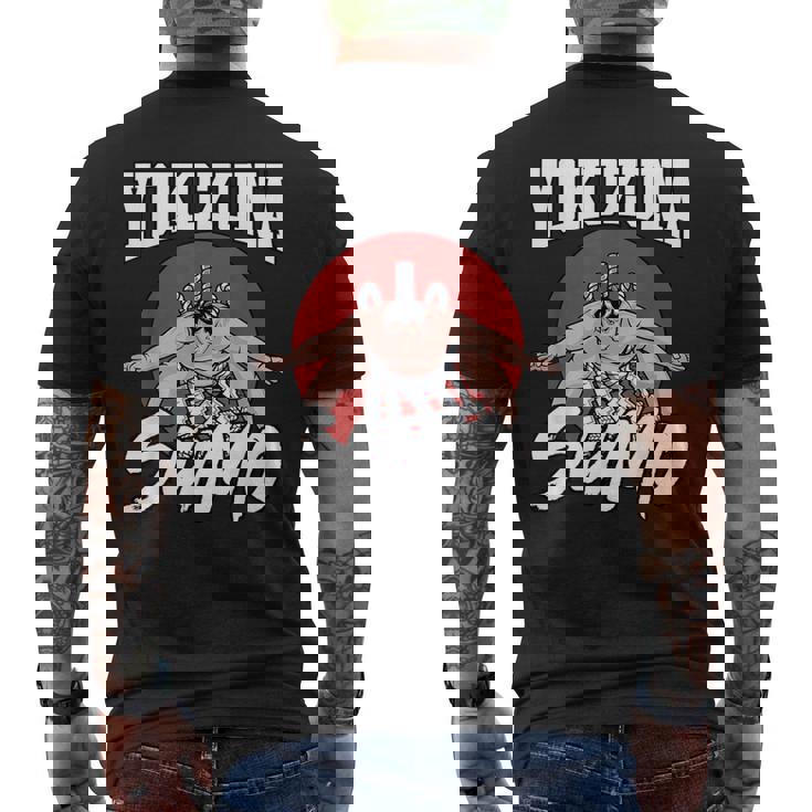 相撲 プロレス 相撲 横綱 相撲 日本 メンズTシャツ バックプリント