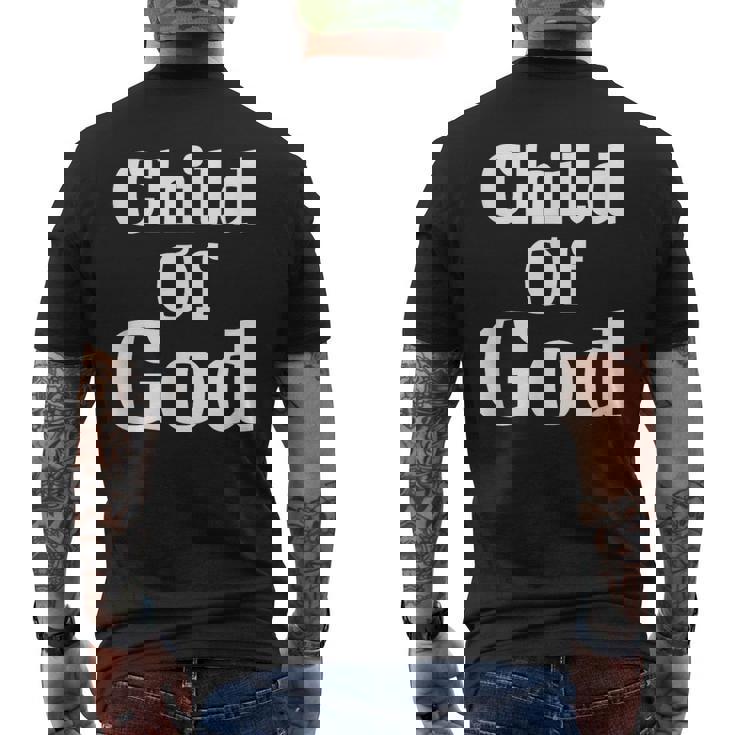 神の子 レトロ イエス 宗教 キリスト教 聖書 言葉 メンズTシャツ バックプリント