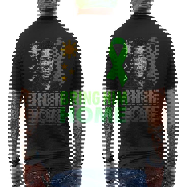 私はprrdのタタイ・ディゴン・ドゥテルテの略です メンズTシャツ バックプリント