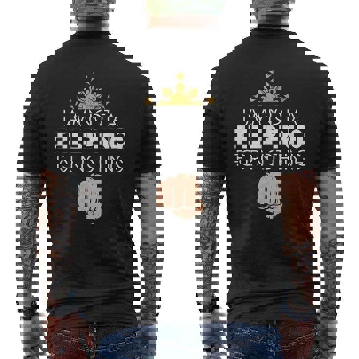 私はフィリピン人ではありません ドゥテルテ Dds ピノイ プライド クール メンズTシャツ バックプリント