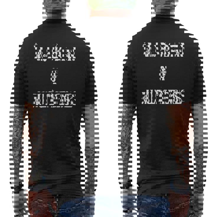 私はマルチバースの大ファンです 長袖tシャツ メンズTシャツ バックプリント