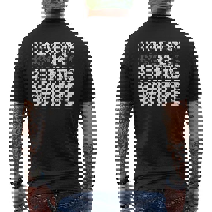 私は私の熱いフィリピン人の妻が大好きです-面白いフィリピン メンズTシャツ バックプリント