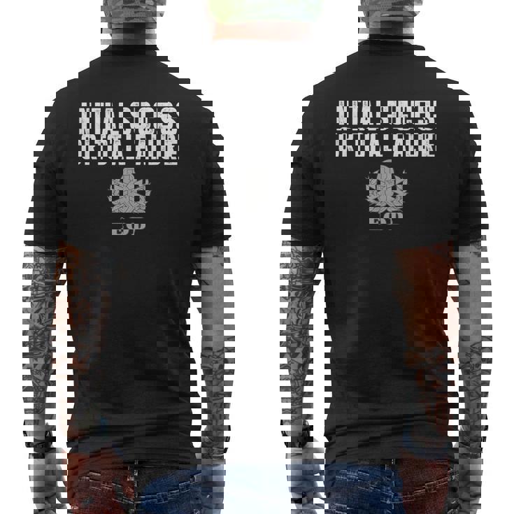 空軍 Eod 初期成功または総故障 メンズTシャツ バックプリント