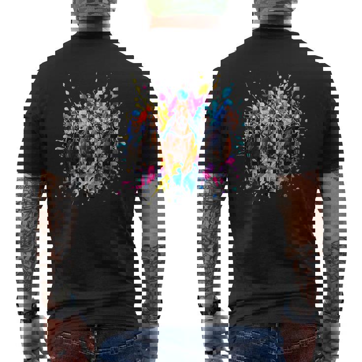 競馬 馬tシャツ 面白いtシャツ カラフル おもしろ ウマ レース 馬 乗馬 競馬 メンズ グッズ ネタ 大人 男性 メンズTシャツ バックプリント