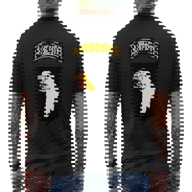 第101空挺師団 アメリカ軍 メンズTシャツ バックプリント