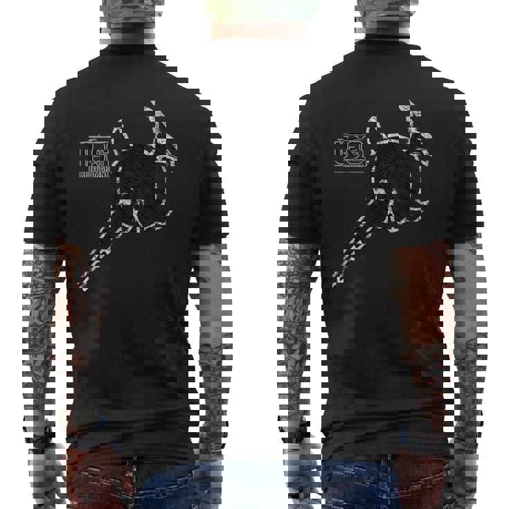 第2次世界大戦 ドイツ製 Uボート レトロ潜水艦 メンズTシャツ バックプリント