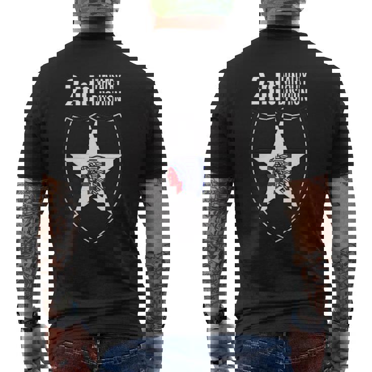 第2歩兵師団 第2軍 メンズTシャツ バックプリント
