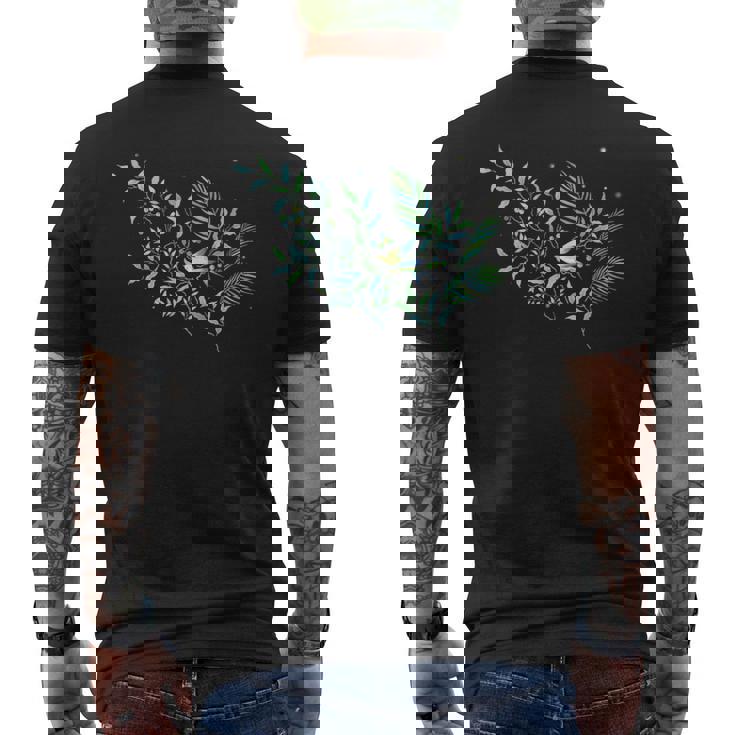 精霊たちの森 メンズTシャツ バックプリント