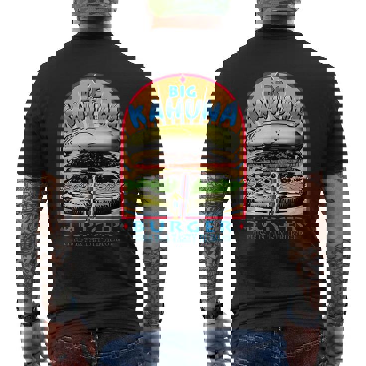 素晴らしいビッグカフナバーガー メンズTシャツ バックプリント