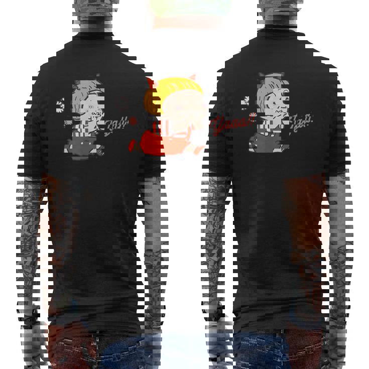 絵本・おにのこにこちゃん ③ メンズTシャツ バックプリント