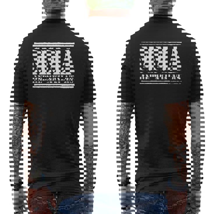 総合格闘技総合格闘技 メンズTシャツ バックプリント