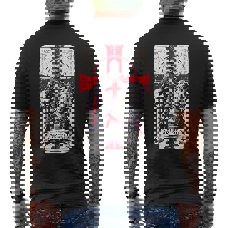 聖ジョージの日 4月23日 愛国的な衣装のアイデア イギリス メンズTシャツ バックプリント