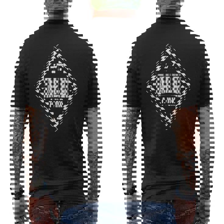 職場のギャンブラー カジノギャンブル メンズTシャツ バックプリント