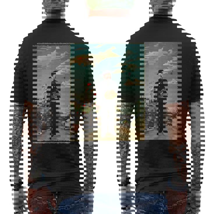 自分 メンズTシャツ バックプリント