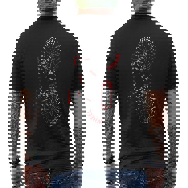 自転車 ツーリング サイクリング サイクリスト メンズTシャツ バックプリント