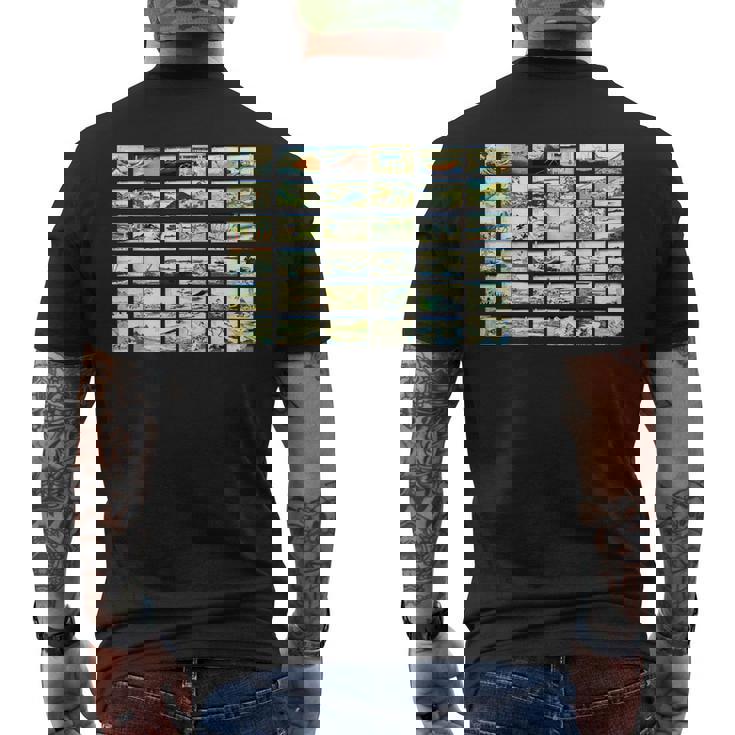 葛飾 北斎 富嶽三十六景 有名アート メンズTシャツ バックプリント