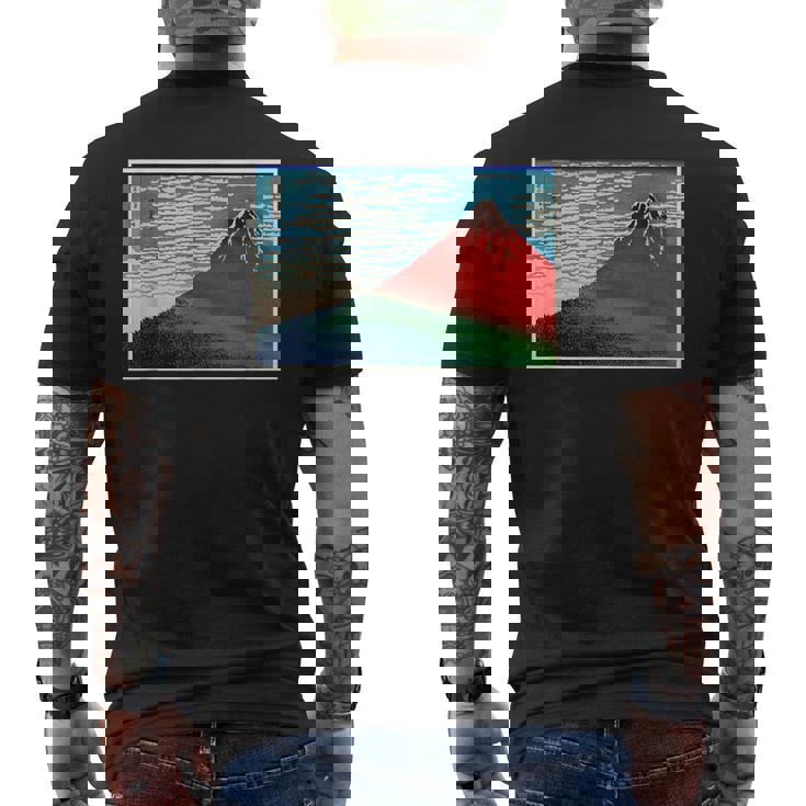 葛飾北斎 浮世絵 富嶽三六景 富士山 名作 アート 絵画 メンズ レディース 面白い 服 美術 メンズTシャツ バックプリント