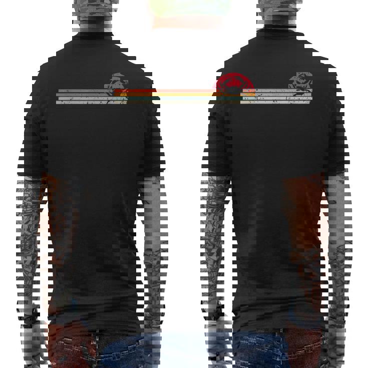 蟹 かに肉 レトロ グラフィック シーフード カニ 蟹 蟹 メンズTシャツ バックプリント