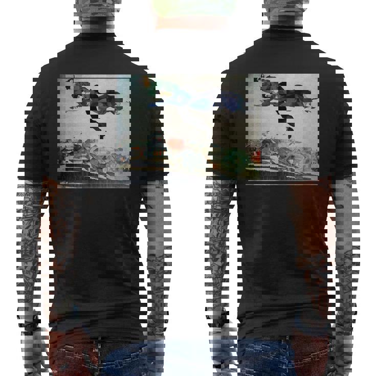 街の上で メンズTシャツ バックプリント