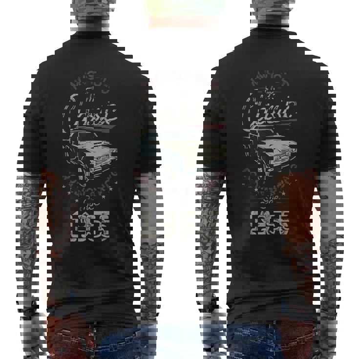 誕生日 1955年生まれ 70歳 クラシックカー メンズTシャツ バックプリント