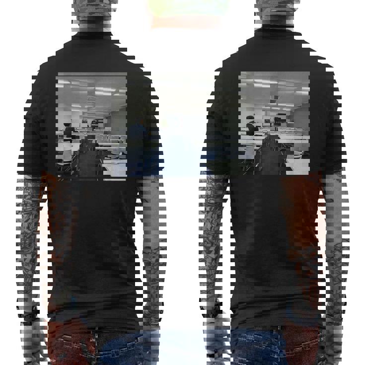 講演会のようす メンズTシャツ バックプリント