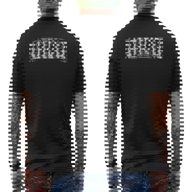 足利日本 メンズTシャツ バックプリント