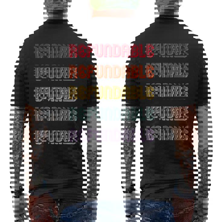 返金可能 メンズTシャツ バックプリント