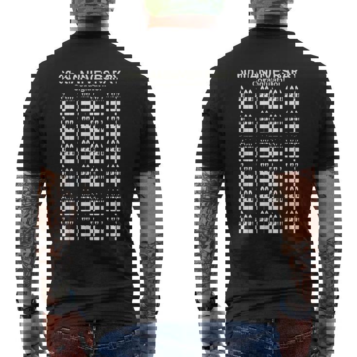 還暦のお祝い 「キャンドル」 還暦祝い 60歳 メンズTシャツ バックプリント